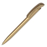 ручка пластиковая 'clear gold' (ritter pen)  со своей надписью