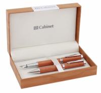 Набор ручка шариковая и перьевая olivia  со своей надписью