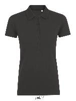 женская рубашка поло из х/б ткани с эластаном sol's phoenix women