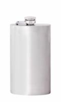 Фляга 180 мл, сталь, глянец  со своей надписью