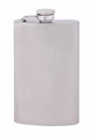 Фляга из нержавеющей стали, 180 мл, сатин  со своей надписью