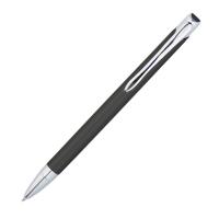 ручка алюминиевая 'serrat' черные чернила  со своей надписью