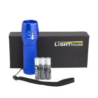 Ліхтар ручний pocket, al, захищений від вологи, лінза, фокус, 150lm  со своей надписью