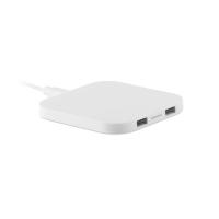 Зарядное устройство беспроводное unipad w2 usb, 9x9x0,9 см  со своей надписью