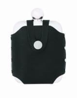 Фляга из нержавеющей стали, 150 мл, в черном футляре  со своей надписью