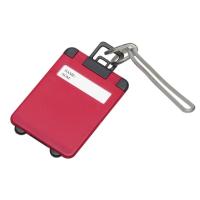 Бирка для багажа пластиковая  со своей надписью