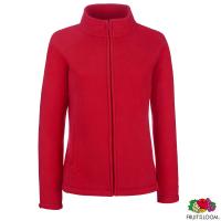 Толстовка 'lady-fit full zip fleece' s (fruit of the loom)  со своей надписью