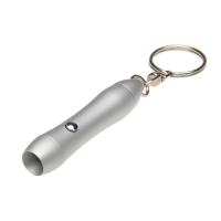 Брелок-фонарик алюминиевый 1 led  со своей надписью