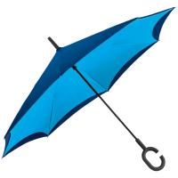 парасолька-тростина зі зворотним складанням  со своей надписью