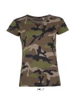 футболка sol's camo women