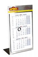  календарь настольный металлический  без покраски  стандартный курсор  со своей надписью