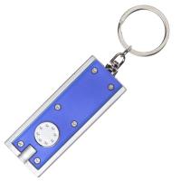 Брелок-фонарик пластиковый 1 led  со своей надписью