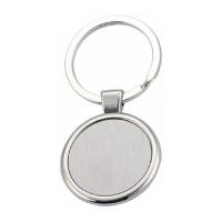 Брелок металлический Ø35 мм  со своей надписью