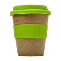 Еко-кружка 350 мл бамбукова  со своей надписью