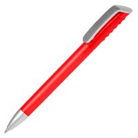 ручка пластиковая 'top spin silver' (ritter pen) поворотная  со своей надписью